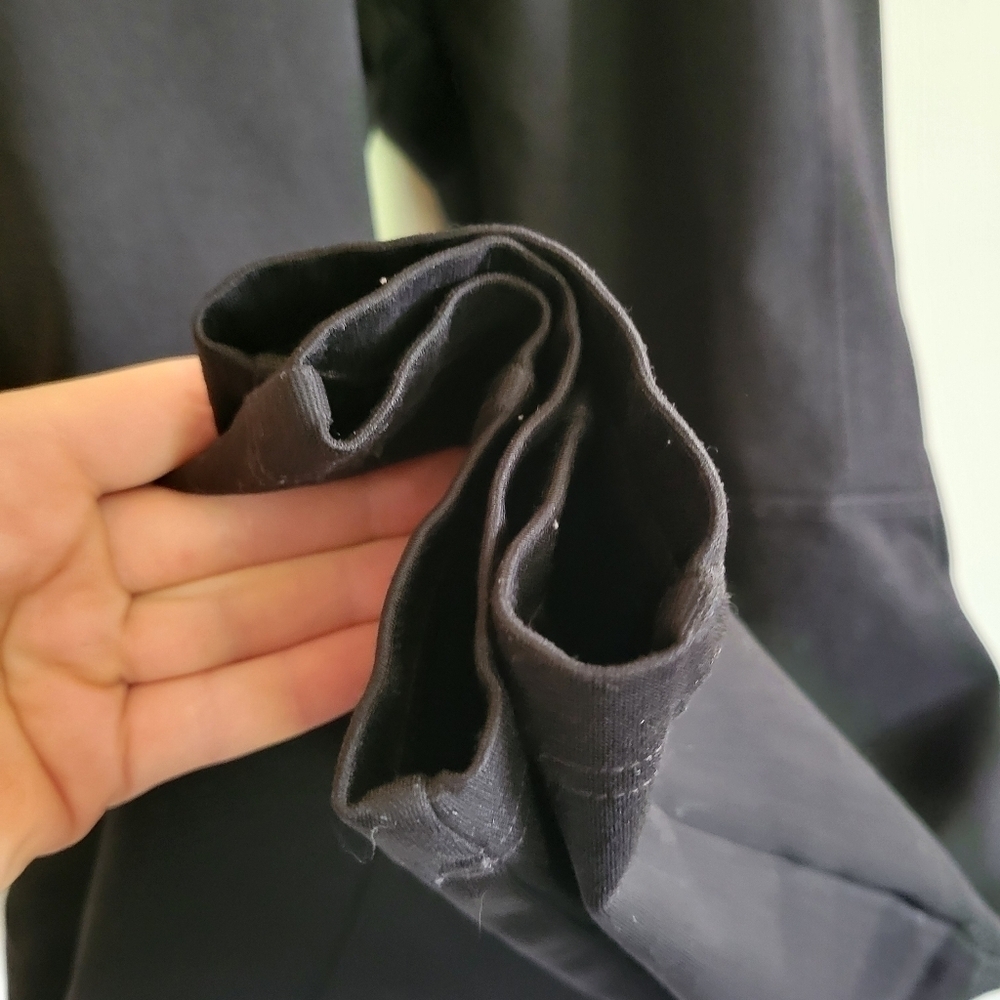Eileen Fisher Pullon Pant Stretchy Thick Black M Medium - Picture 5 of 9